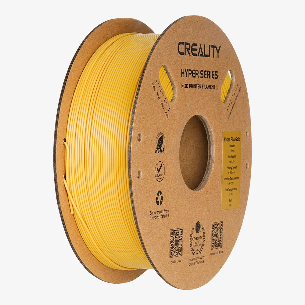 Creality 3D-Drucker-Filament Hyper PLA 1,75 mm Gold, 1 kg