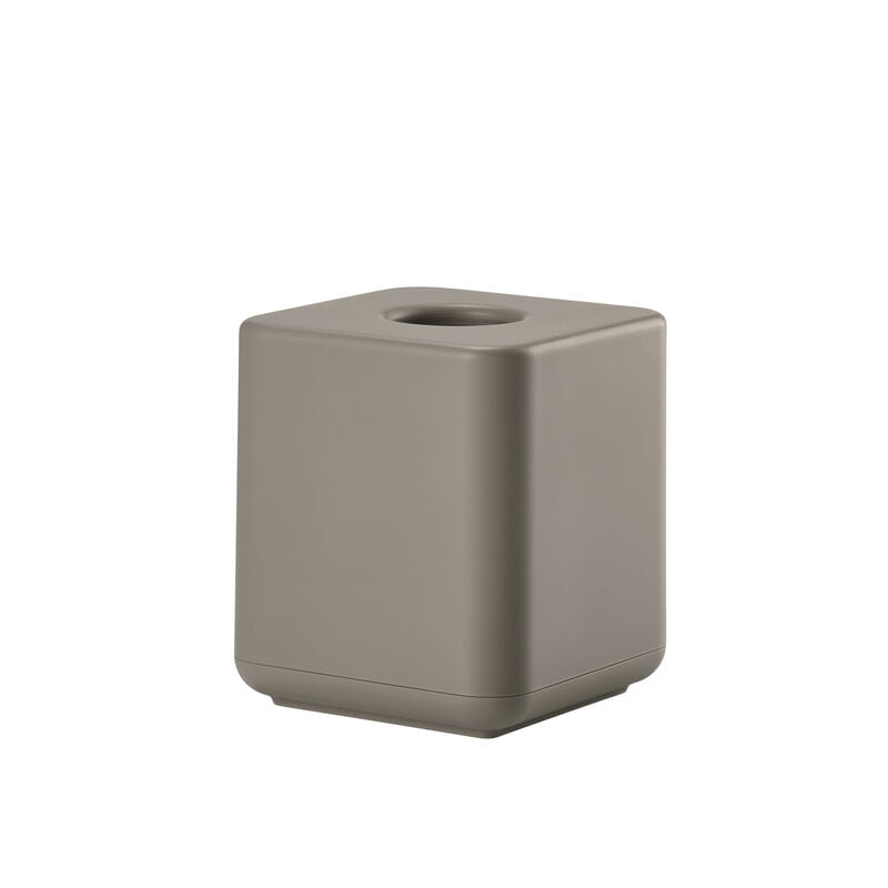 Zone Denmark Kosmetiktuchbox Ume – 13×13×15,1 cm, ABS, Taupe