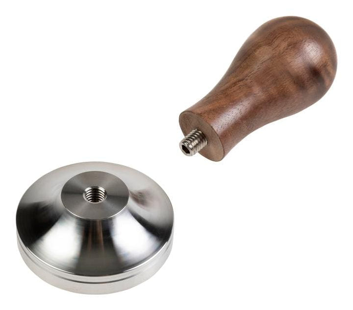 Furber. Furber – Tamper Ø 5,3 cm, Edelstahl/Walnuss, Braun/Silber