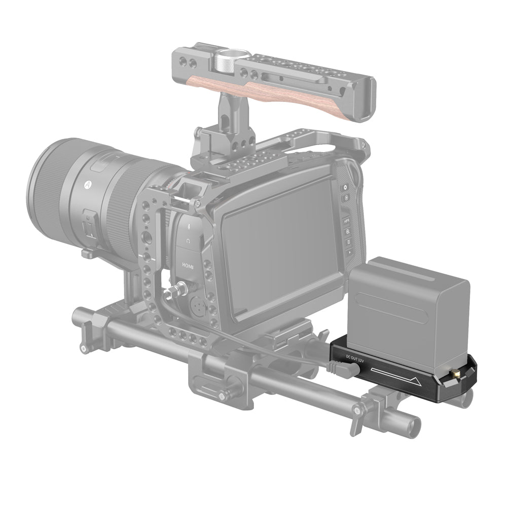 SmallRig 3018 Batterie-Adapterplatte – für Sony NP-F – Schwarz