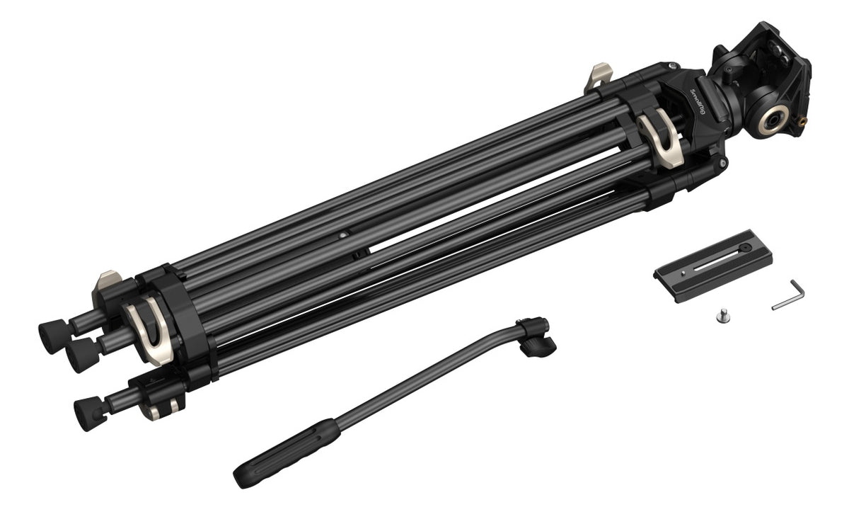 SmallRig AD-01 Dreibeinstativ – Fluid-Kopf – bis 186 cm – 8 kg