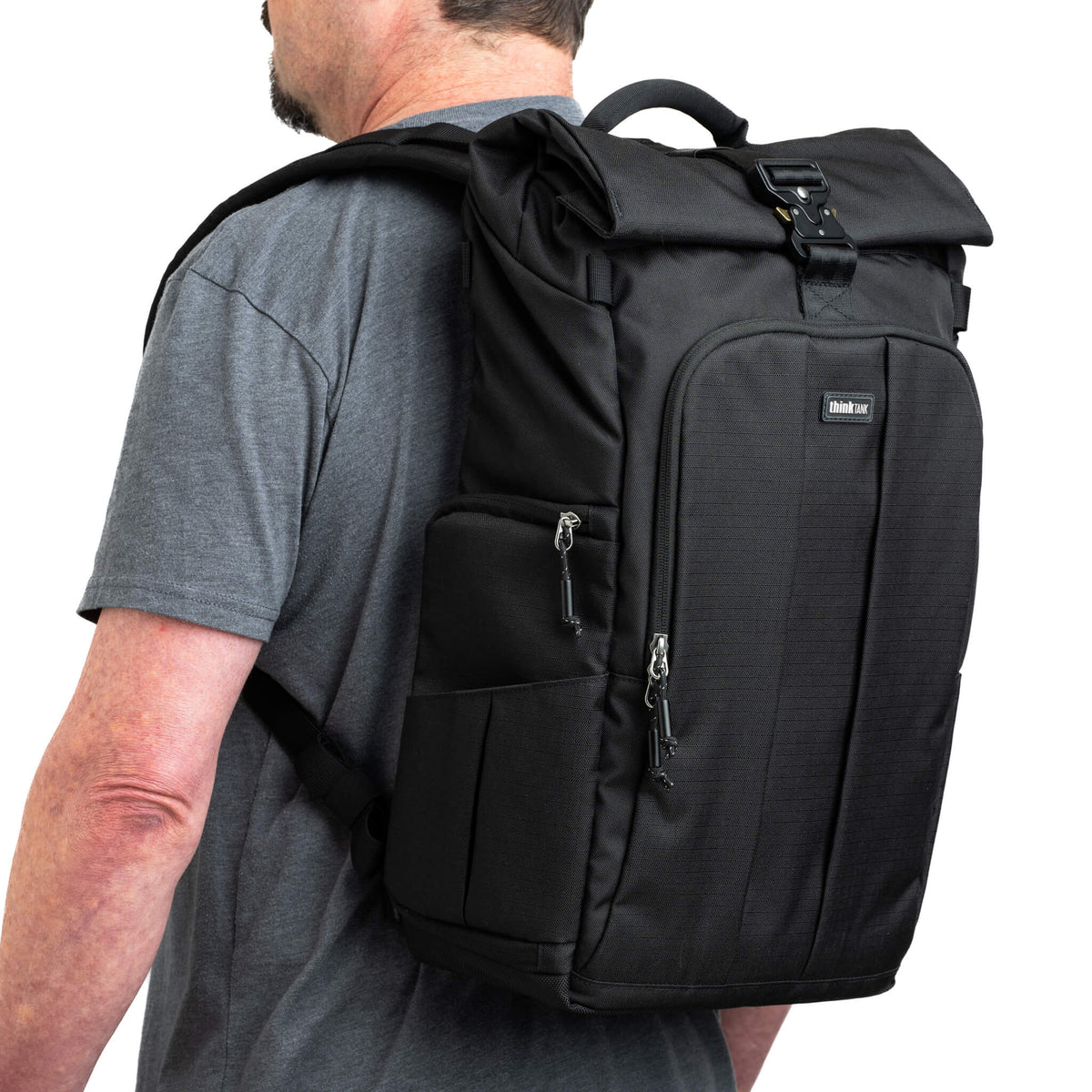 Think Tank FocusPoint Kamerarucksack – 31 l, Nylon/Polyester – für Notebooks bis 40,6 cm (16") – Schwarz