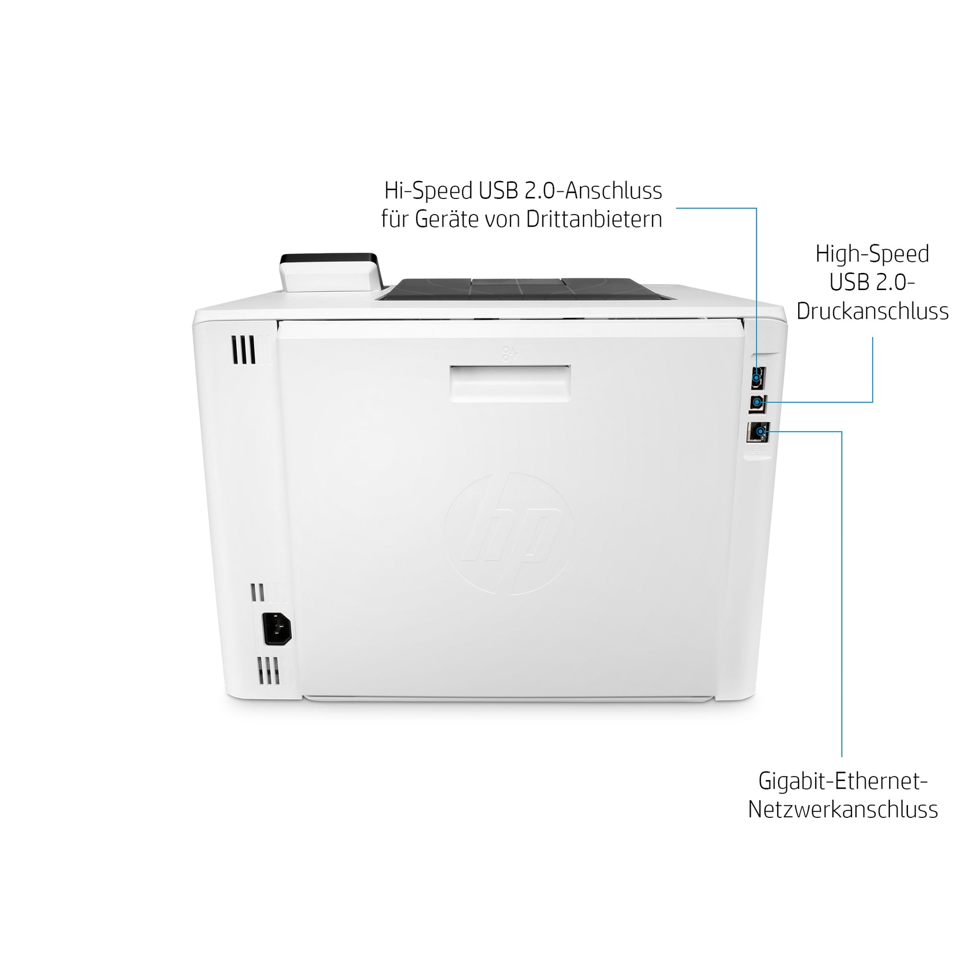 HP Color LaserJet Enterprise M455dn – A4, Farbe, Duplex, 27 S./Min., 600 × 600 dpi, WLAN/LAN/USB