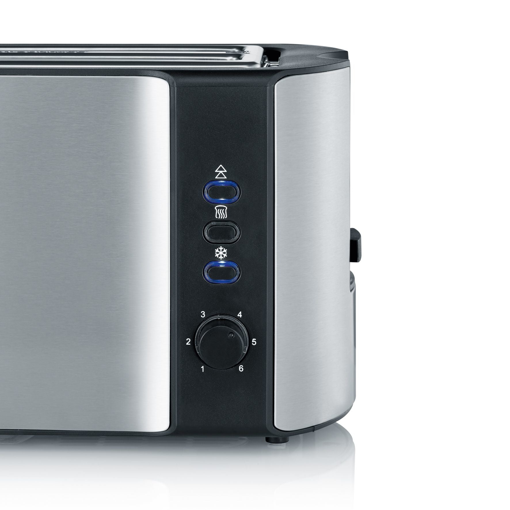Severin Toaster AT 2590 – 2 Scheiben, 1400 W – schwarz/edelstahl