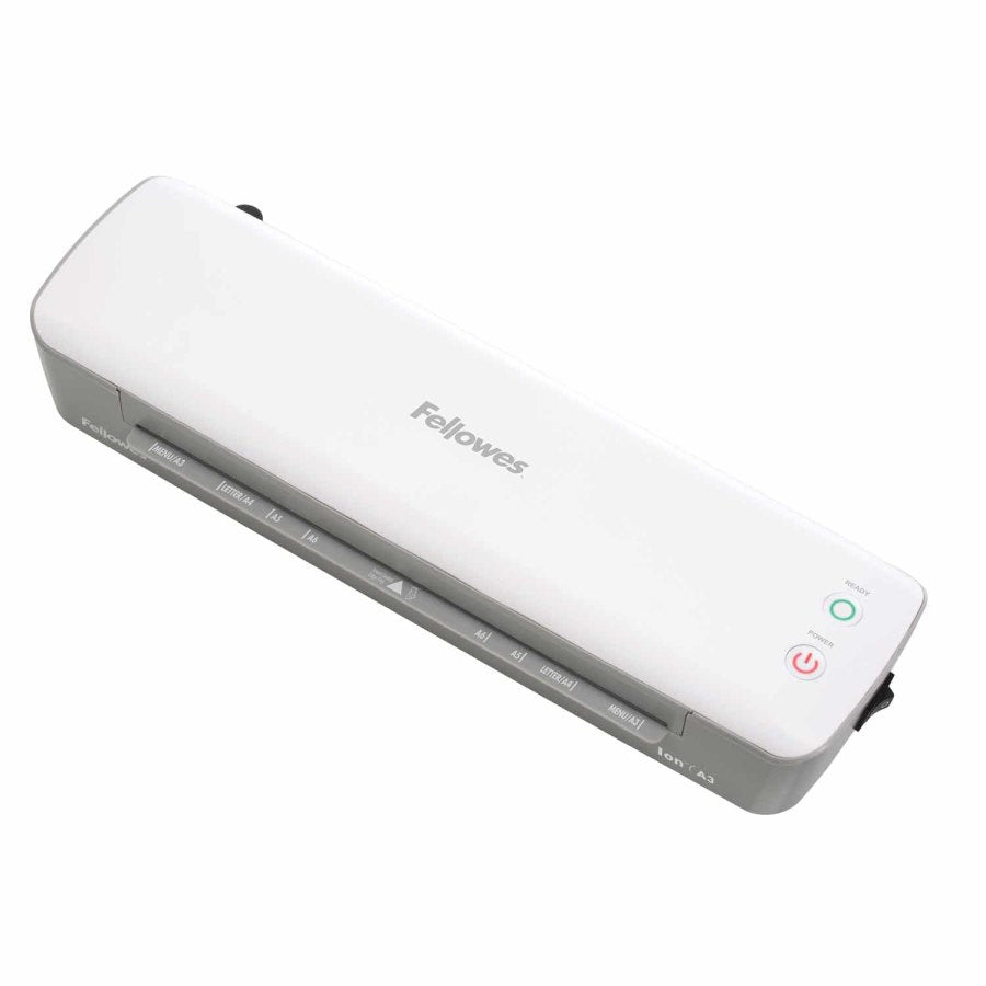 Fellowes Ion Laminiergerät A3 – Heisslaminator, bis 125 µm, 2 Rollen, 300 mm/min, weiss