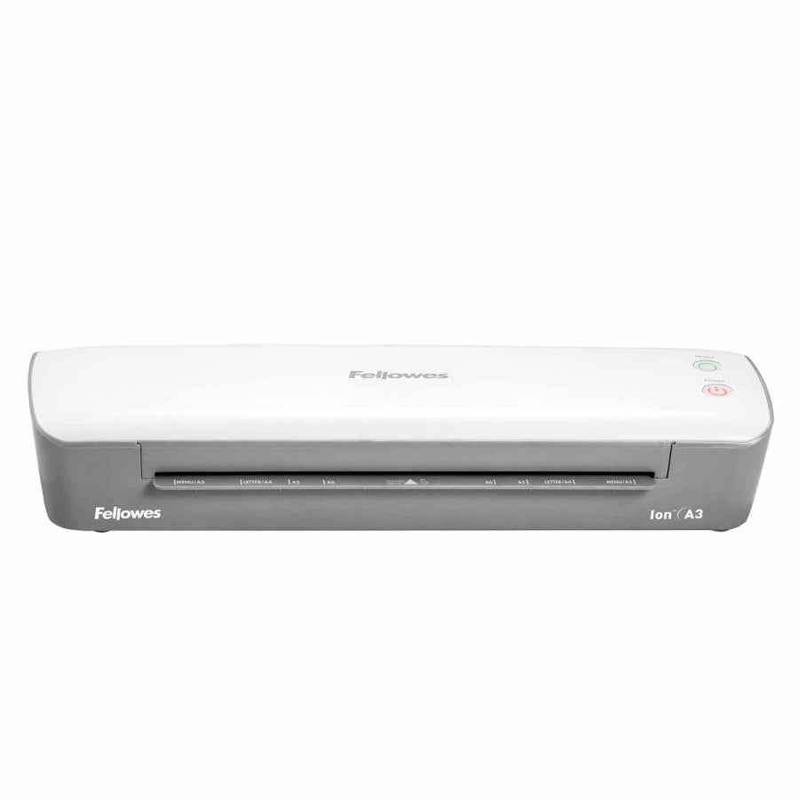 Fellowes Ion Laminiergerät A3 – Heisslaminator, bis 125 µm, 2 Rollen, 300 mm/min, weiss