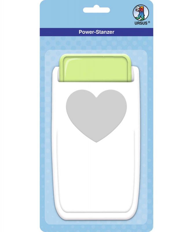 URSUS Power XL – Motivstanzer Herz, Ø 64 mm, grün