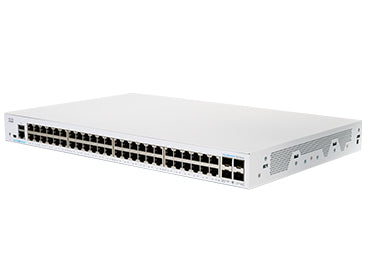 Cisco CBS350-48T-4X – Verwalteter L2/L3 Switch – 48× 1G, 4× SFP+, 19"