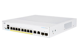 Cisco CBS350-8P-2G – Managed L2/L3 Switch – 8× 1G, 2× SFP, 19"