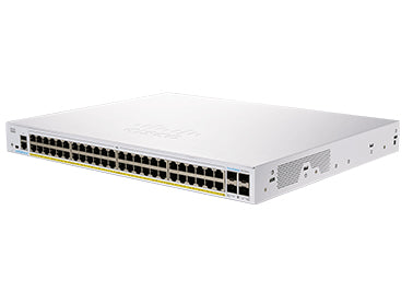 Cisco CBS350-48FP-4X – Verwalteter L2/L3 Switch – 48× 1G, 4× SFP+, PoE