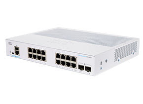 Cisco CBS350-16T-E-2G-BR – Managed Switch – 16×GbE, 2×SFP, L2/L3, 19" Rack