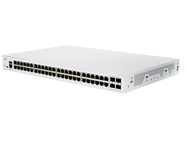 Cisco CBS350-48T-4G – Verwalteter L2/L3 Switch – 48× 1G, 4× SFP, 19"