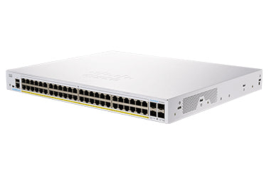 Cisco CBS350-48FP-4G – Verwalteter L2/L3 Switch – 48× 1G, 4× SFP, 19"