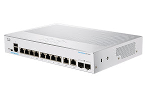 Cisco CBS350-8T-E-2G – Managed Switch – 8×GbE, 2×SFP, L2+/L3