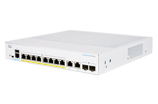 Cisco CBS350-8P-E-2G – Verwalteter L2/L3 Switch – 8× 1G, 2× SFP, PoE, 19"
