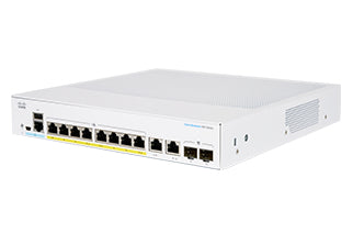 Cisco CBS350-8FP-2G – Verwalteter L2/L3 Switch – 8× 1G, 2× SFP, PoE, 19"
