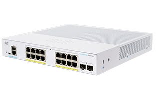 Cisco CBS350-16P-E-2G – Verwalteter L2/L3 Switch – 16× 1G, 2× SFP, PoE