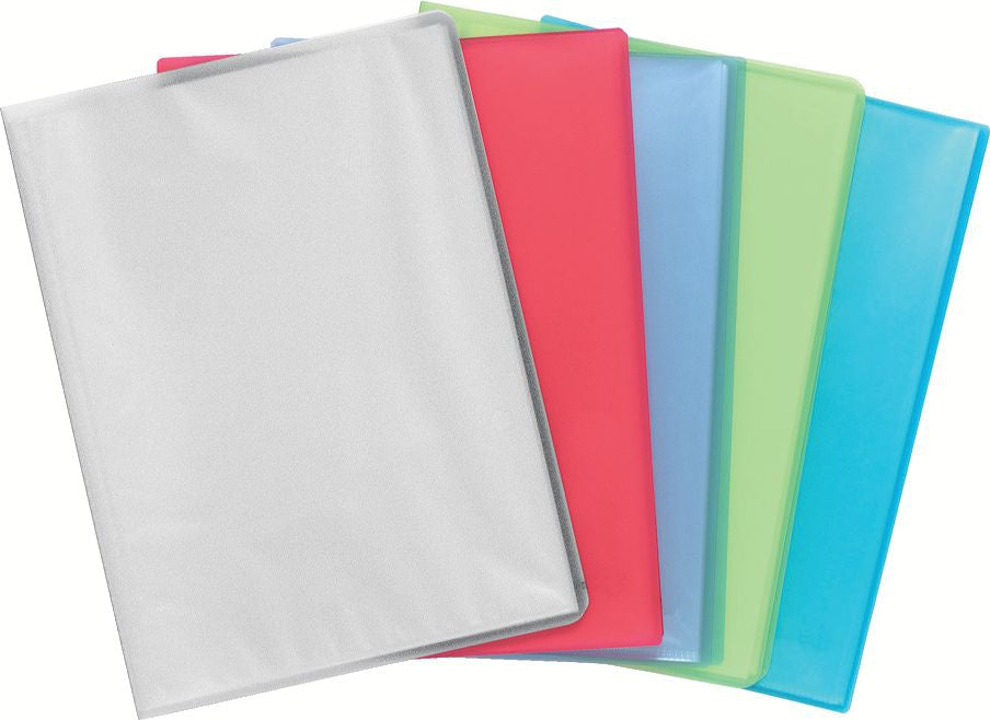 Exacompta Chromaline Sichtbuch A4, 100 Hüllen, PP, assortiert – 8 Stück