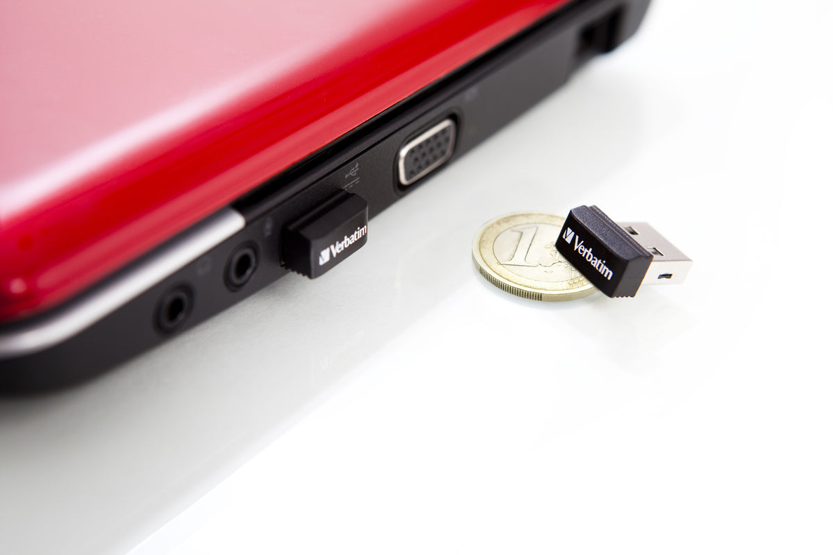 Verbatim Store 'n' Stay Nano – 16 GB USB 2.0 USB‑A – Schwarz – für Windows/Mac/Linux