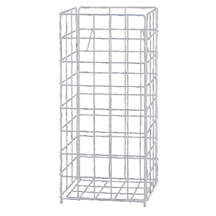 Tork Wandabfallbehälter 229750 – 60 l – Metall, rechteckig – weiss – Wandmontage