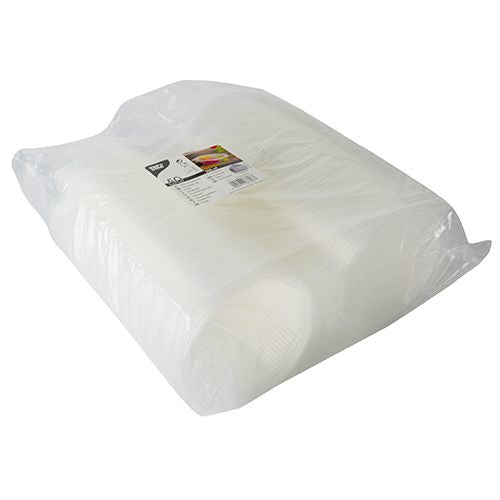 Papstar Verpackungsbecher, PP achteckig – 5,0 dl – transparent – 50 Stk.