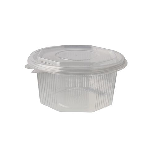 Papstar Verpackungsbecher, PP achteckig – 5,0 dl – transparent – 50 Stk.