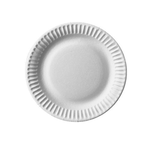 Papstar Teller, Papier/Karton, rund – Ø 15 cm, weiss – FSC – 100 Stk.