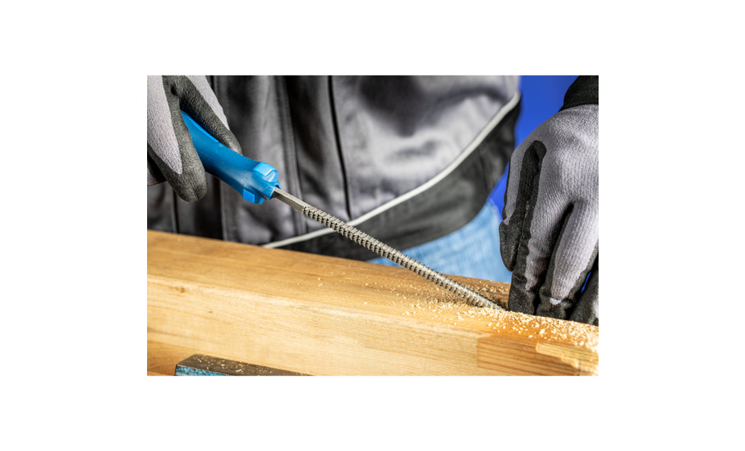 PFERD Werkstattfeile Halbrund-Spitz – 200 mm, Hieb 2 – für Holz