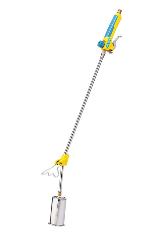 GLORIA Thermoflamm Unkrautbrenner – 5 m Schlauch, max. 1000 °C, 2,2 kg, DVGW/GS