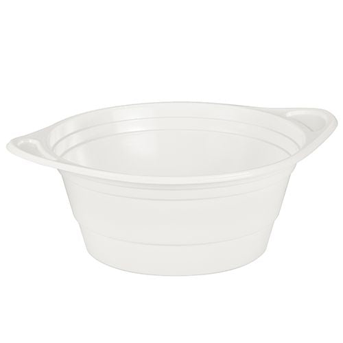 Papstar Schale, PP rund – 750 ml, Ø 15,6 cm, H 6,5 cm – weiss – 100 Stk.