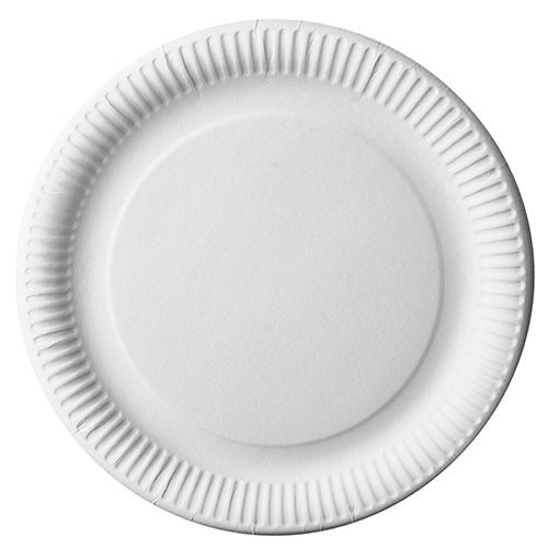 Papstar Teller, Papier/Karton – Ø 29 cm – weiss – FSC – 50 Stk.