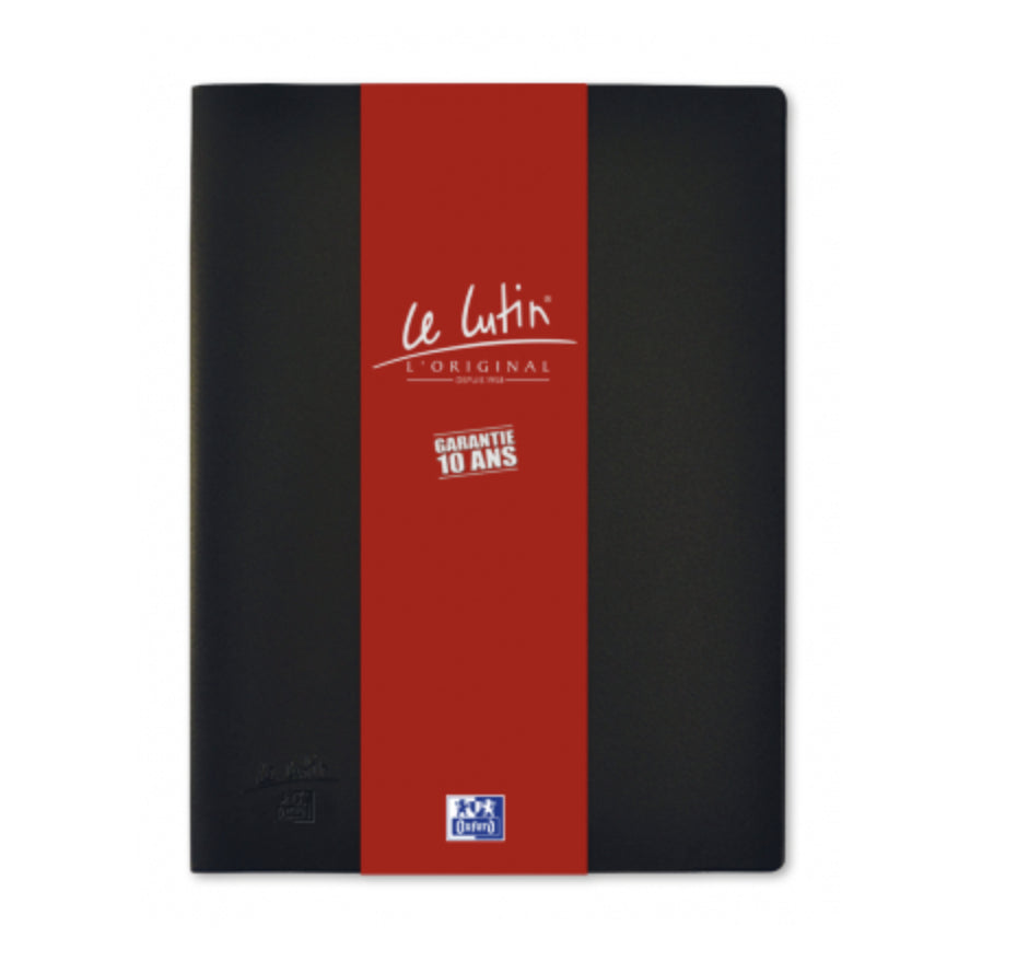 Oxford Sichtbuch Le Lutin, für A4, 50 Hüllen – PVC – schwarz