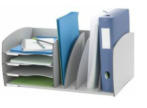 Paperflow Ablagesystem S – Polystyrol (PS), Grau