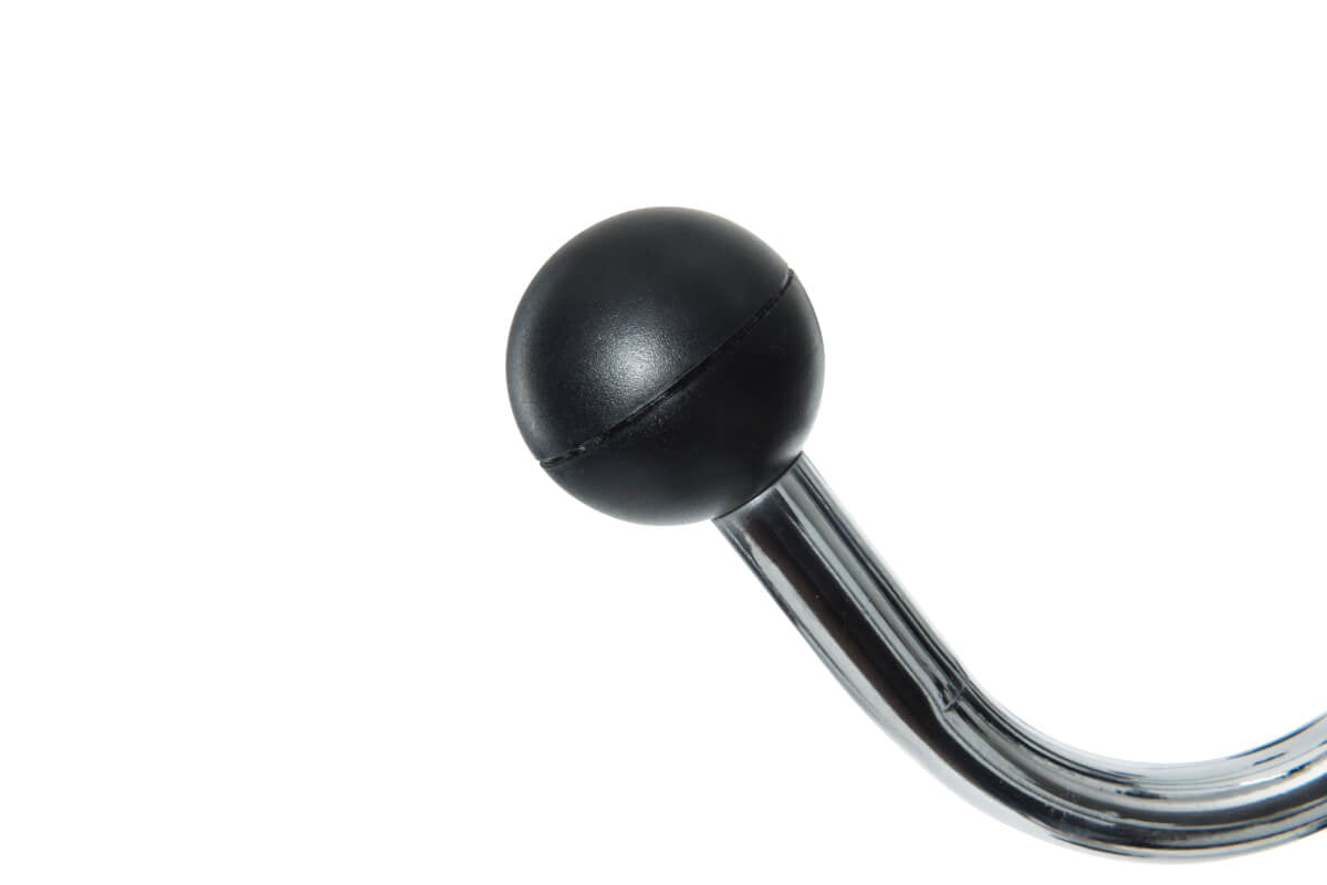 MAUL Nebula Garderobenständer (mit Schirmhalter) – Stahl – Silber – 1'775 mm