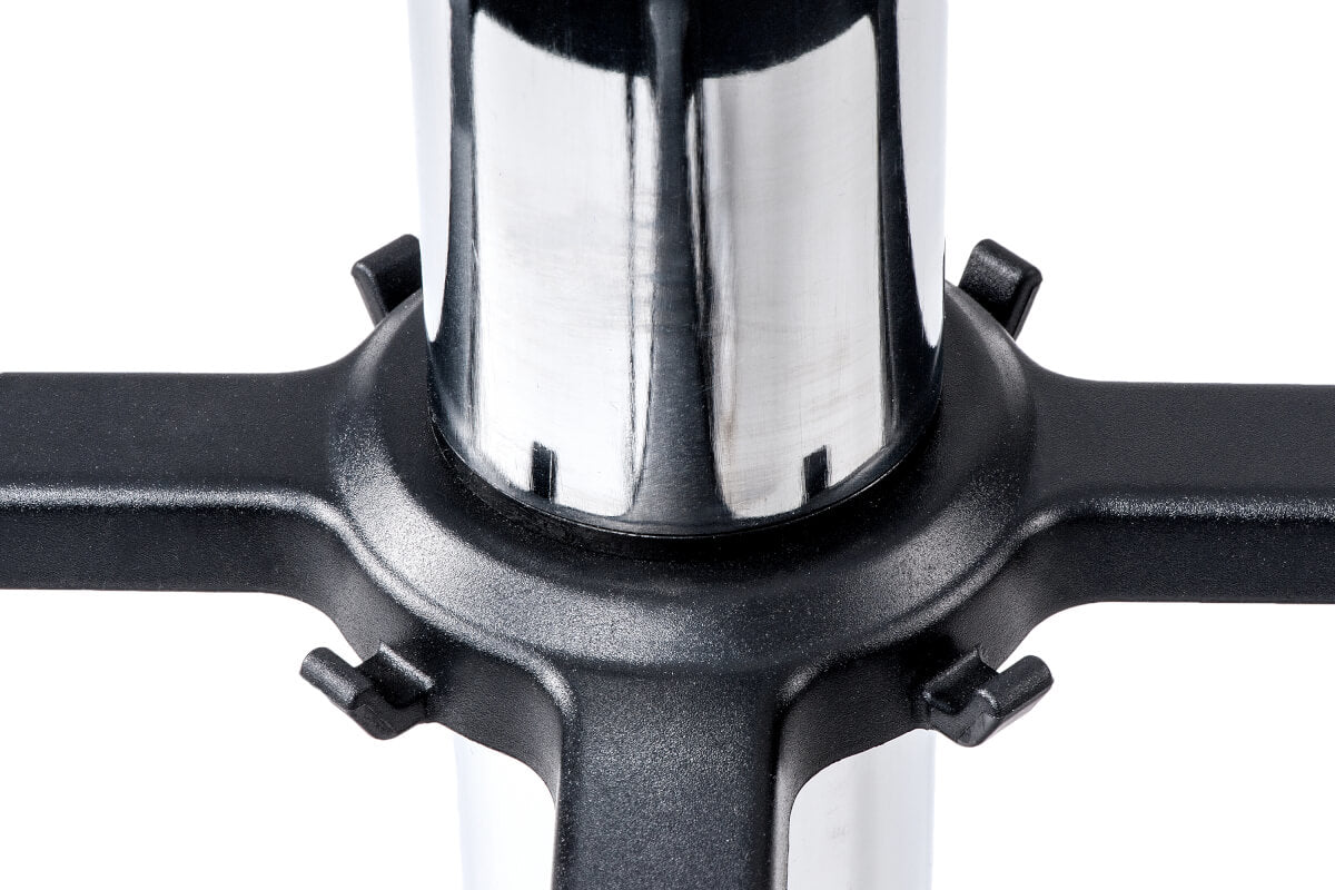 MAUL Nebula Garderobenständer (mit Schirmhalter) – Stahl – Silber – 1'775 mm