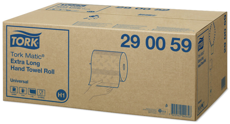 Tork Handtuchrolle – 1-lagig, Weiss – 210 mm × 280 m – für H1 – Kern Ø 38 mm – Karton 6 Rollen