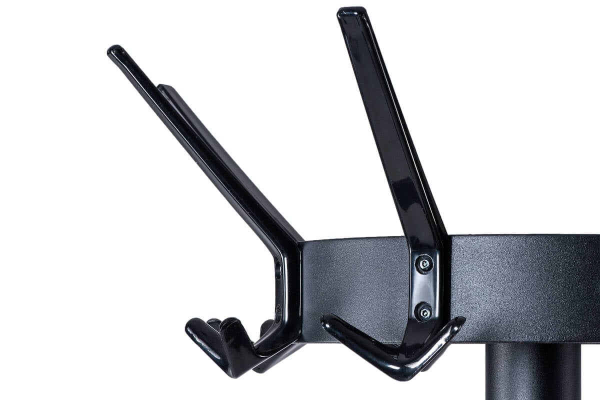 MAULcaligo 9408095 Garderobenständer – mit Schirmhalter – Edelstahl – schwarz