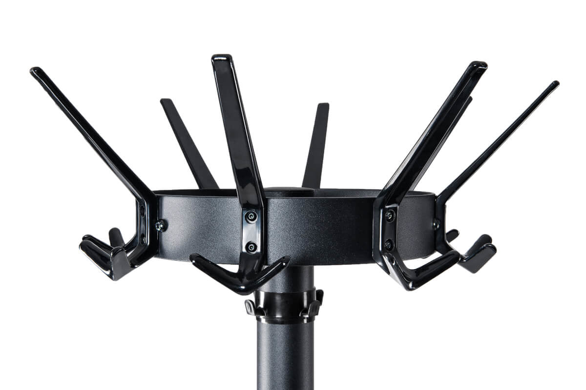 MAULcaligo 9408095 Garderobenständer – mit Schirmhalter – Edelstahl – schwarz