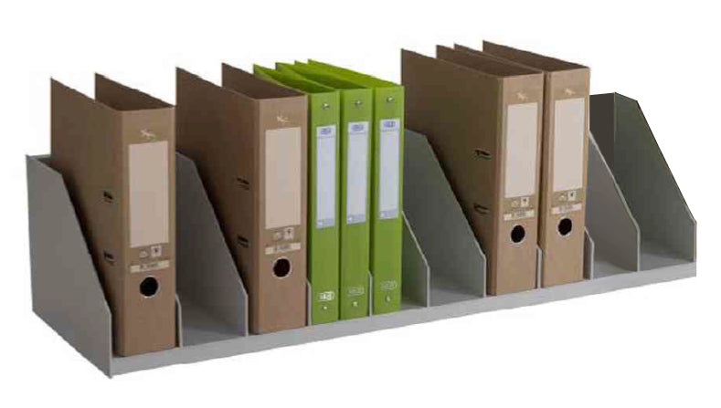 Paperflow Belegfach – 10 Fächer, Polystyrol