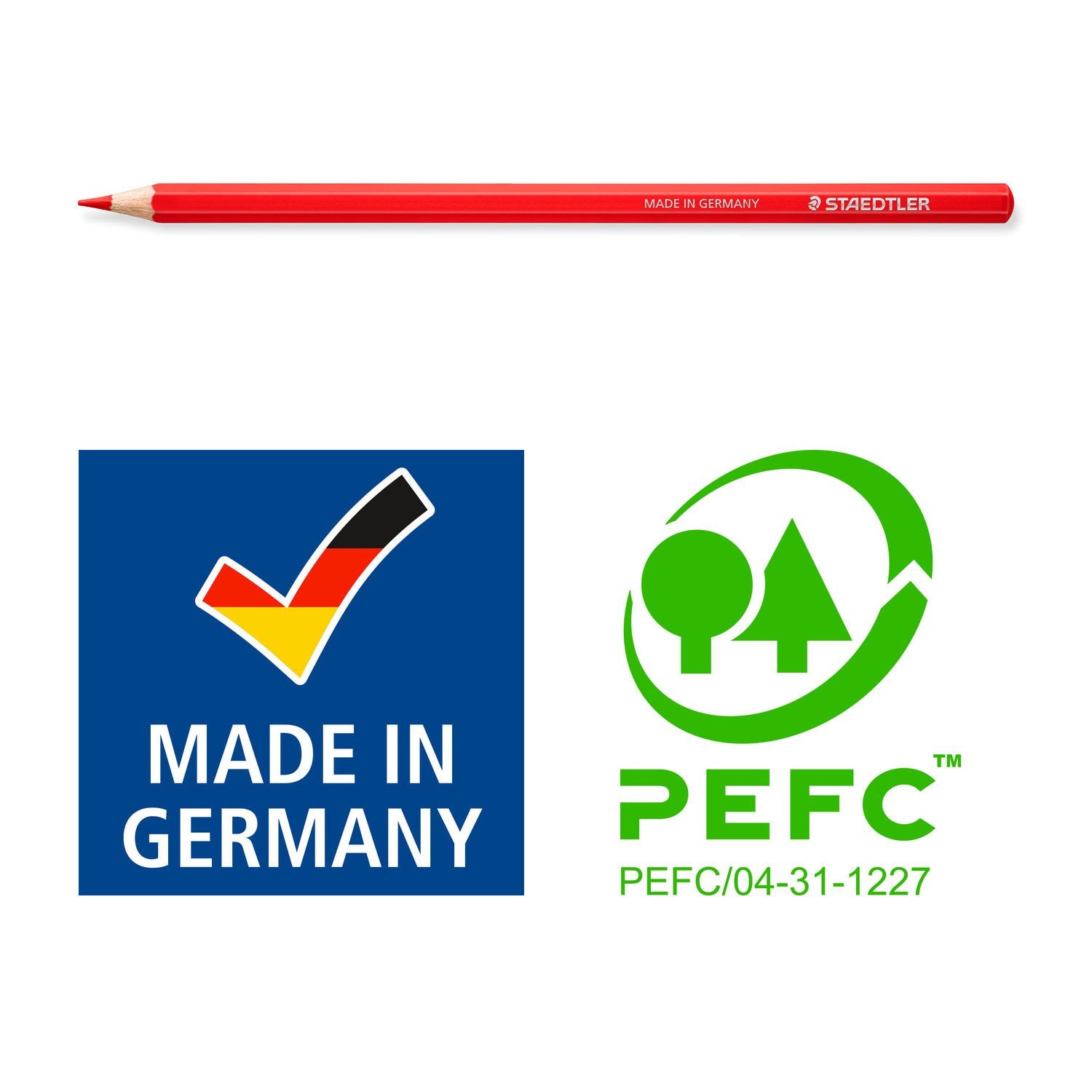 Staedtler Buntstifte Design Journey – Sechskant, Minen-Ø 2,9 mm, 72 Stifte, im Metalletui