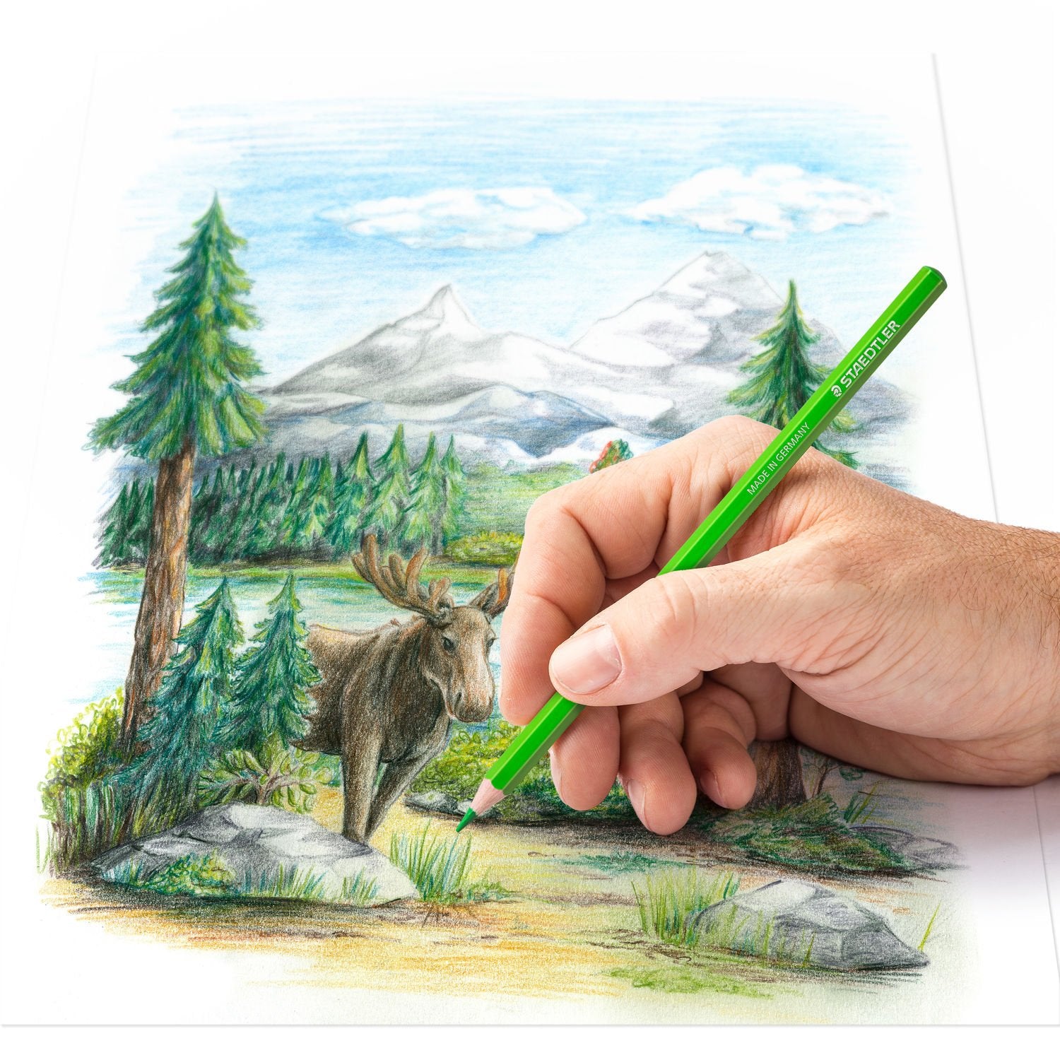 Staedtler Buntstifte Design Journey – Sechskant, Minen-Ø 2,9 mm, 72 Stifte, im Metalletui