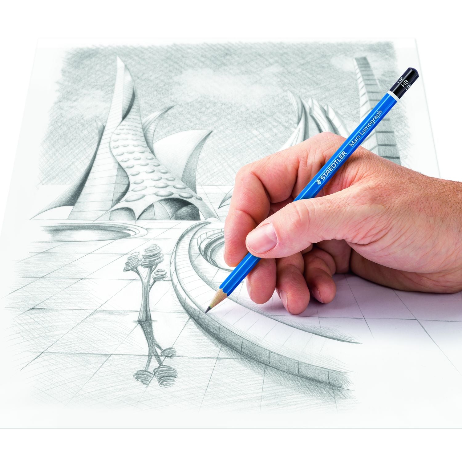 Staedtler Mars Lumograph Bleistifte, mehrere Härten, sechseckig – 24er-Set