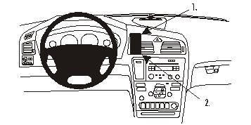 Brodit ProClip – Auto-Halterung – Schwarz