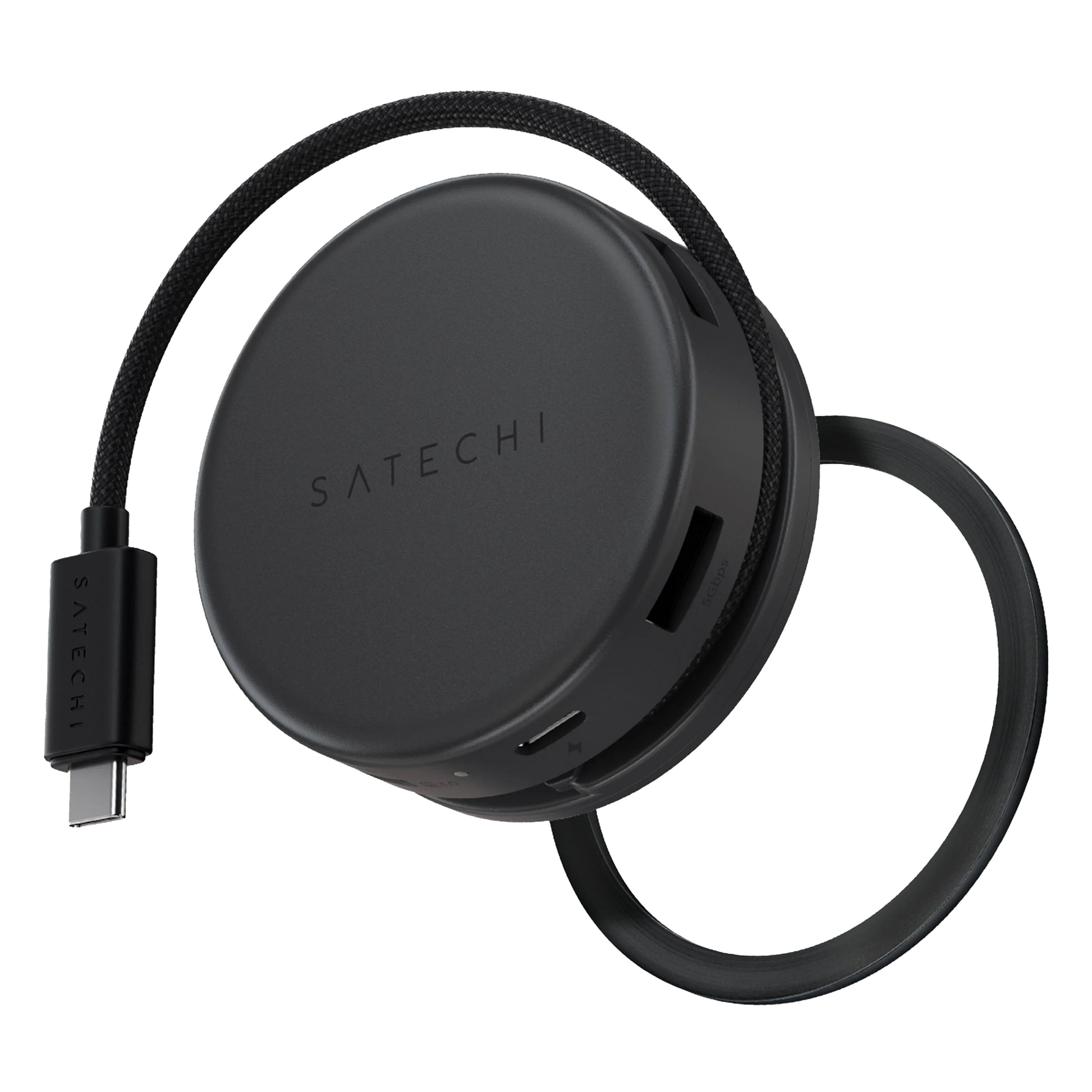 Satechi OntheGo Multiport-Adapter – USB-C, DP/HDMI, USB-A, 100 W PD, GbE, für Windows/Mac/ChromeOS