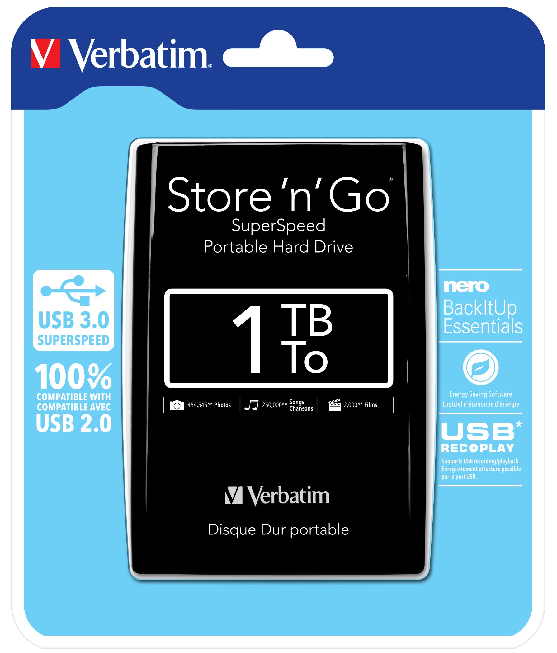 Verbatim Store 'n' Go 2.5 1 TB