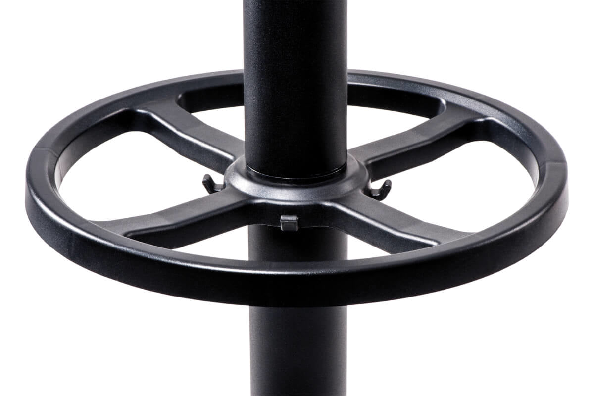 MAUL Nubis Garderobenständer – mit Schirmhalter – Stahl – schwarz – 1'775 mm