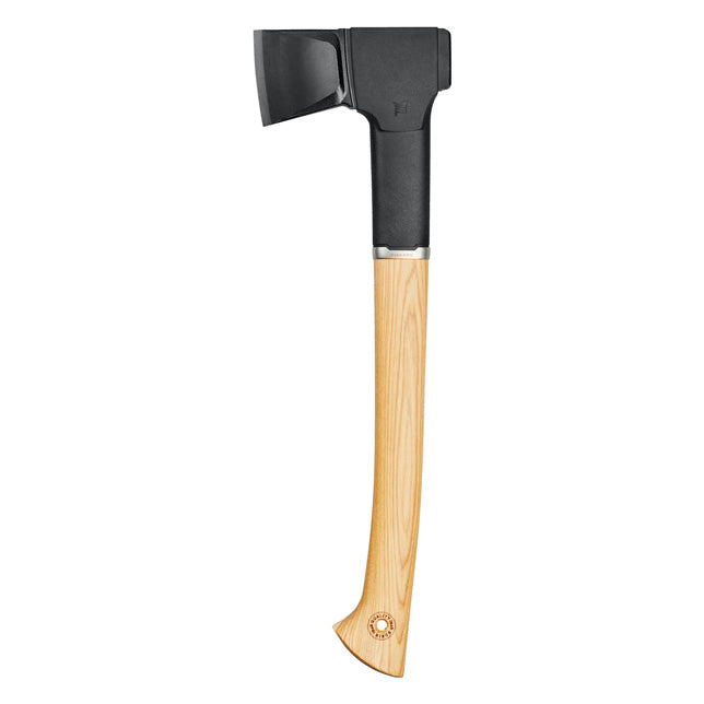 Fiskars Norden N12 – Spaltaxt 526 mm, Hickorygriff (FSC-Holz), schwarz, mit Scheide