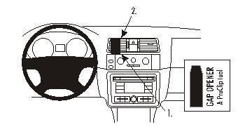 Brodit ProClip – Auto-Halterung – Schwarz