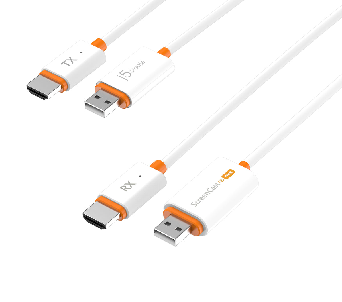 j5create ScreenCast Duo – Drahtloser HDMI-Adapter, Wi-Fi 4 (802.11n), 1080p, 30 m