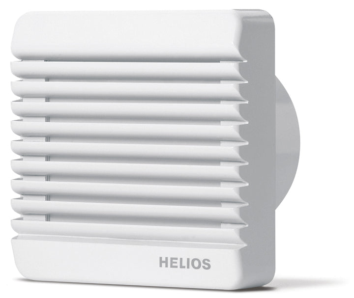 Helios Ventilatoren Helios HR 90 KE – Wandventilator 9,7 cm, 80 m³/h, 17 W, 230 V, IP45, Weiss
